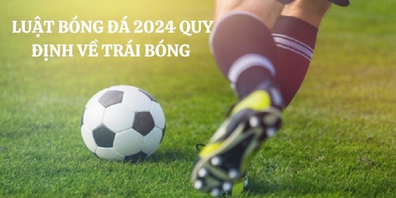 Luật quy định 2024 cho trái bóng thi đấu